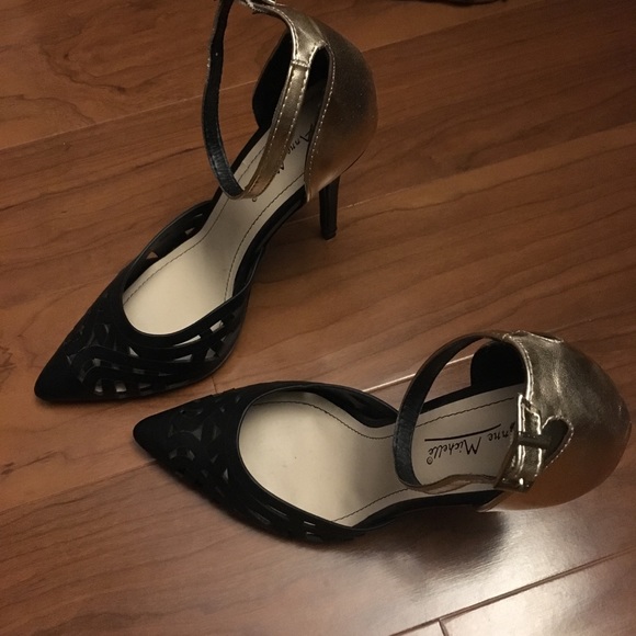 Anne Michelle intricate pointed toe detailed heels - Picture 3 of 6